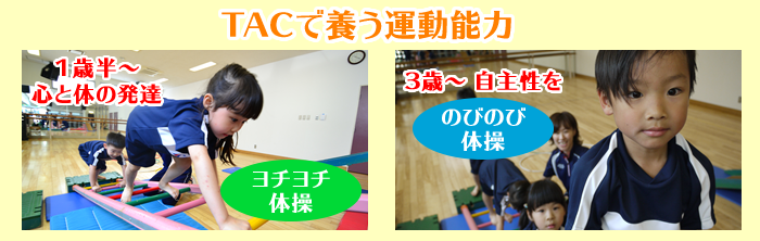 TACで養う運動能力